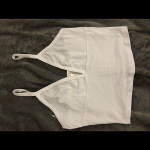 White crop top